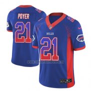 Camiseta NFL Limited Buffalo Bills Jordan Poyer Azul 2018 Rush Drift Fashion