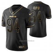 Camiseta NFL Limited Chicago Bears Leonard Floyd Golden Edition Negro