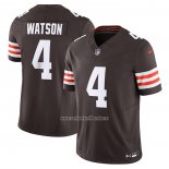 Camiseta NFL Limited Cleveland Browns Deshaun Watson Vapor F.U.S.E. Marron