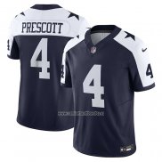 Camiseta NFL Limited Dallas Cowboys Dak Prescott 4 Vapor F.U.S.E. Azul