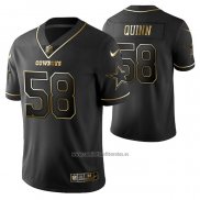 Camiseta NFL Limited Dallas Cowboys Robert Quinn Golden Edition Negro