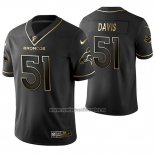 Camiseta NFL Limited Denver Broncos Todd Davis Golden Edition Negro