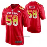 Camiseta NFL Limited Denver Broncos Von Miller 2019 Pro Bowl Rojo