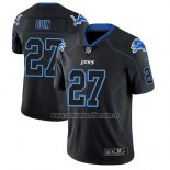Camiseta NFL Limited Detroit Lions Glover Quin Negro Color Rush 2018 Lights Out