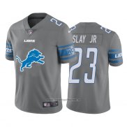 Camiseta NFL Limited Detroit Lions Slay JR Big Logo Gris