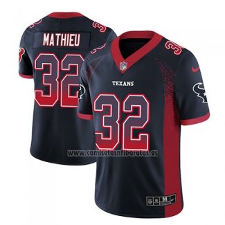 Camiseta NFL Limited Houston Texans Tyrann Mathieu Azul 2018 Rush Drift Fashion