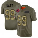 Camiseta NFL Limited Houston Texans Watt 2019 Salute To Service Verde