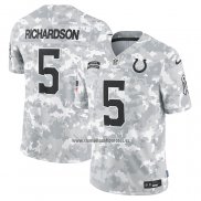 Camiseta NFL Limited Indianapolis Colts Anthony Richardson 2024 Salute To Service Gris