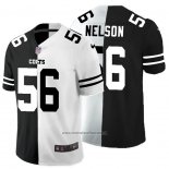 Camiseta NFL Limited Indianapolis Colts Nelson Black White Split