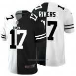 Camiseta NFL Limited Indianapolis Colts Rivers White Black Split