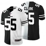 Camiseta NFL Limited Kansas City Chiefs 55 Clark Black White Split
