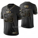 Camiseta NFL Limited Kansas City Chiefs Dee Ford Golden Edition Negro