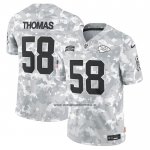 Camiseta NFL Limited Kansas City Chiefs Derrick Thomas 2024 Salute To Service Retired Gris