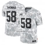 Camiseta NFL Limited Kansas City Chiefs Derrick Thomas 2024 Salute To Service Retired Gris
