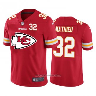 Camiseta NFL Limited Kansas City Chiefs Mathieu Big Logo Number Rojo