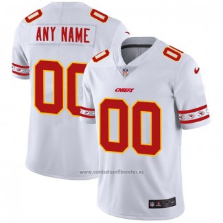 Camiseta NFL Limited Kansas City Chiefs Personalizada Team Logo Fashion Blanco