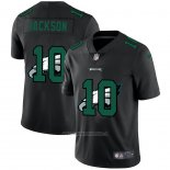 Camiseta NFL Limited LPhiladelphia Eagles Jackson Logo Dual Overlap Negro