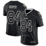 Camiseta NFL Limited Las Vegas Raiders Brown Lights Out Negro