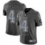 Camiseta NFL Limited Las Vegas Raiders Carr Static Fashion Gris