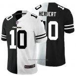 Camiseta NFL Limited Los Angeles Chargers Herbert Black White Split
