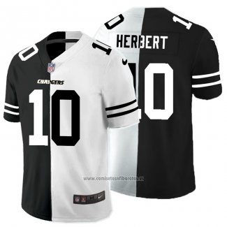 Camiseta NFL Limited Los Angeles Chargers Herbert Black White Split