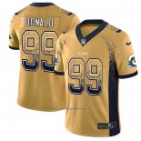Camiseta NFL Limited Los Angeles Rams Donald Rush Drift Fashion Oro