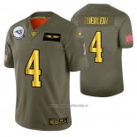 Camiseta NFL Limited Los Angeles Rams Greg Zuerlein 2019 Salute To Service Verde