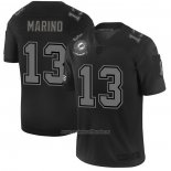 Camiseta NFL Limited Miami Dolphins Marino 2019 Salute To Service Negro