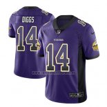 Camiseta NFL Limited Minnesota Vikings Stefon Diggs Violeta 2018 Rush Drift Fashion