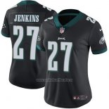 Camiseta NFL Limited Mujer Philadelphia Eagles 27 Jenkins Negro