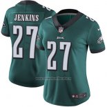 Camiseta NFL Limited Mujer Philadelphia Eagles 27 Jenkins Verde