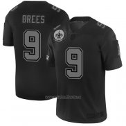 Camiseta NFL Limited New Orleans Saints Brees 2019 Salute To Service Negro