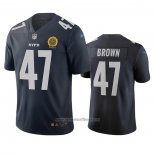 Camiseta NFL Limited New York Giants Cameron Brown Ciudad Edition Azul