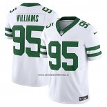 Camiseta NFL Limited New York Jets Quinnen Williams Vapor F.U.S.E. Blanco