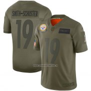 Camiseta NFL Limited Nino Pittsburgh Steelers Juju Smith-Schuster 2019 Salute To Service Verde