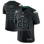 Camiseta NFL Limited Philadelphia Eagles Jay Ajayi Negro Color Rush 2018 Lights Out