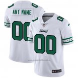 Camiseta NFL Limited Philadelphia Eagles Personalizada Team Logo Fashion Blanco