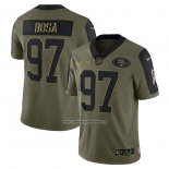 Camiseta NFL Limited San Francisco 49ers Nick Bosa 2021 Salute To Service Verde
