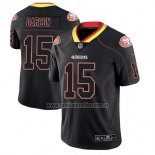 Camiseta NFL Limited San Francisco 49ers Pierre Garcon Negro Color Rush 2018 Lights Out