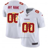 Camiseta NFL Limited Washington Football Team Personalizada Logo Dual Overlap Blanco