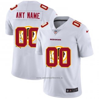 Camiseta NFL Limited Washington Commanders Personalizada Logo Dual Overlap Blanco