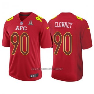 Camiseta NFL Pro Bowl AFC Clowney 2017 Rojo