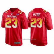 Camiseta NFL Pro Bowl Buffalo Bills 23 Lesean Mccoy AFC 2018 Rojo