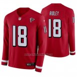 Camiseta NFL Therma Manga Larga Atlanta Falcons Calvin Ridley Rojo