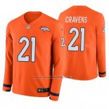 Camiseta NFL Therma Manga Larga Denver Broncos Su'a Cravens Naranja