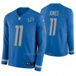Camiseta NFL Therma Manga Larga Detroit Lions Marvin Jones Azul