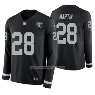 Camiseta NFL Therma Manga Larga Las Vegas Raiders Doug Martin Negro