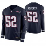 Camiseta NFL Therma Manga Larga New England Patriots Elandon Roberts Azul