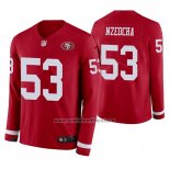 Camiseta NFL Therma Manga Larga San Francisco 49ers Mark Nzeocha Rojo