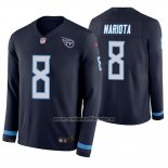 Camiseta NFL Therma Manga Larga Tennessee Titans Marcus Mariota Azul